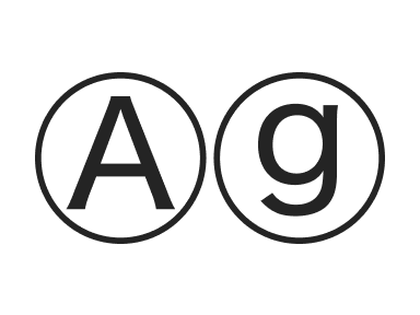 Bubble font style