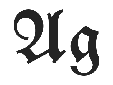 Gothic font style 1