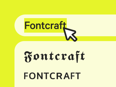 Type your text into the gothic font generator